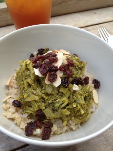 Broccoli Curry at The Good Bite Kitchen in Lake Placid