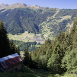 Looking down to La Chable