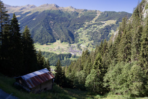 Looking down to La Chable