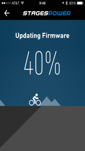 Stages Power Firmware Update on iOS