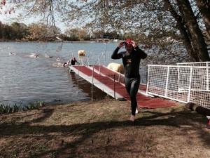 NJ Devilman Half 2015 Swim Exit
