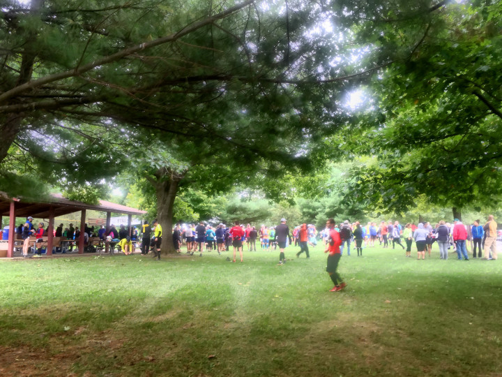 Congregating at the Race Start
