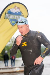 French Creek Olympic Triathlon 2016-Swim Exit